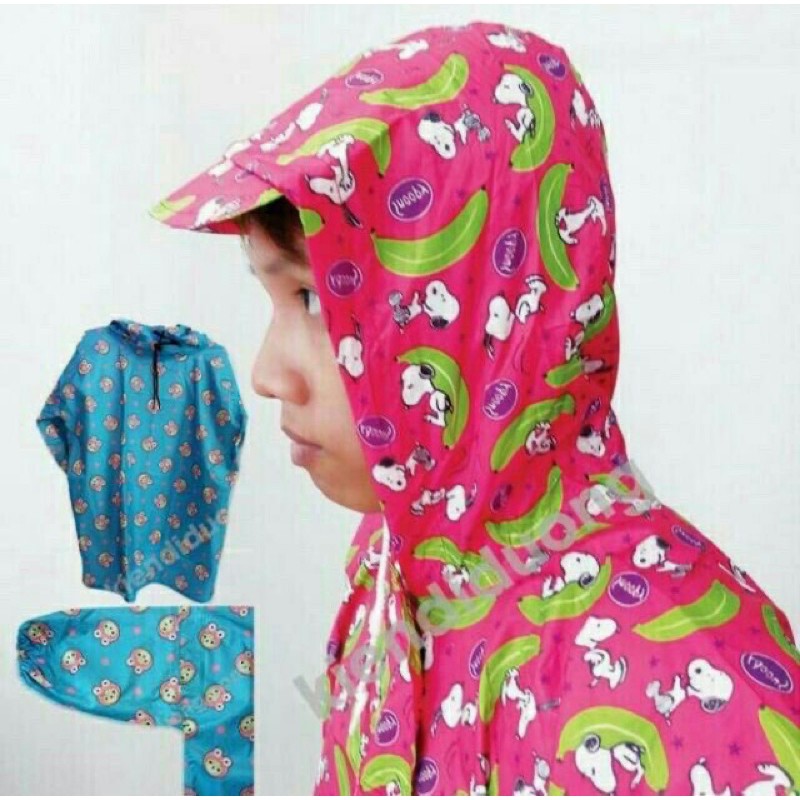 Áo mưa bít trẻ em  hoạ tiết cho bé trai bé gái