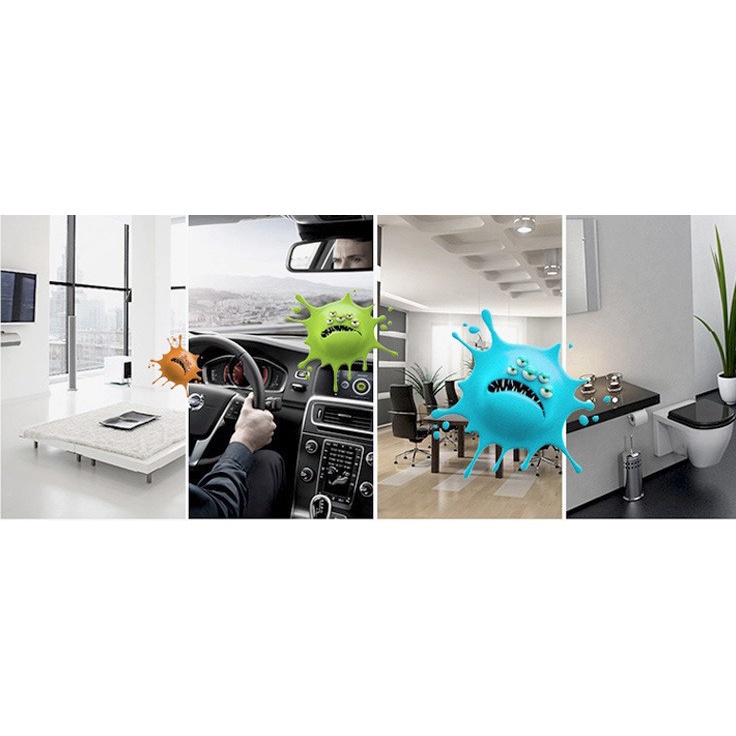 Máy khử khuẩn Nanomax Vdecor sử dụng công nghệ NANO loại bỏ mùi hôi, ẩm mốc trong nhà, ô tô, văn phòng BẢO HÀNH 12 THÁNG