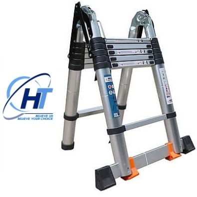 Thang Nhôm Rút Đôi Chữ A HAKAWA HK-238 (3,8m)