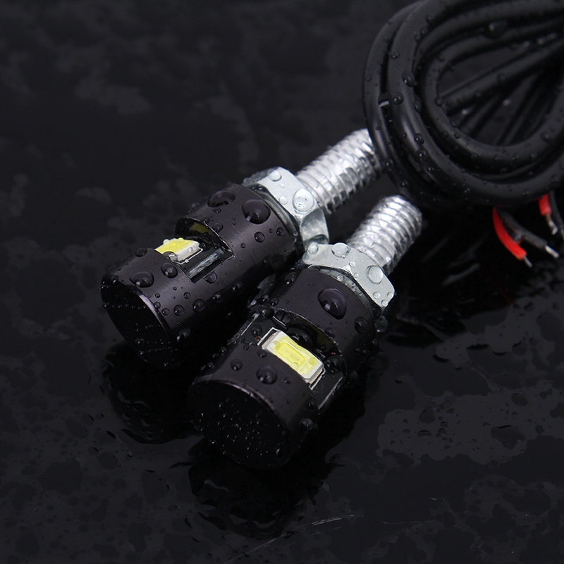 Set 2 đèn tín hiệu xe máy dài 70cm SMD LED 12V tiện dụng chất lượng cao