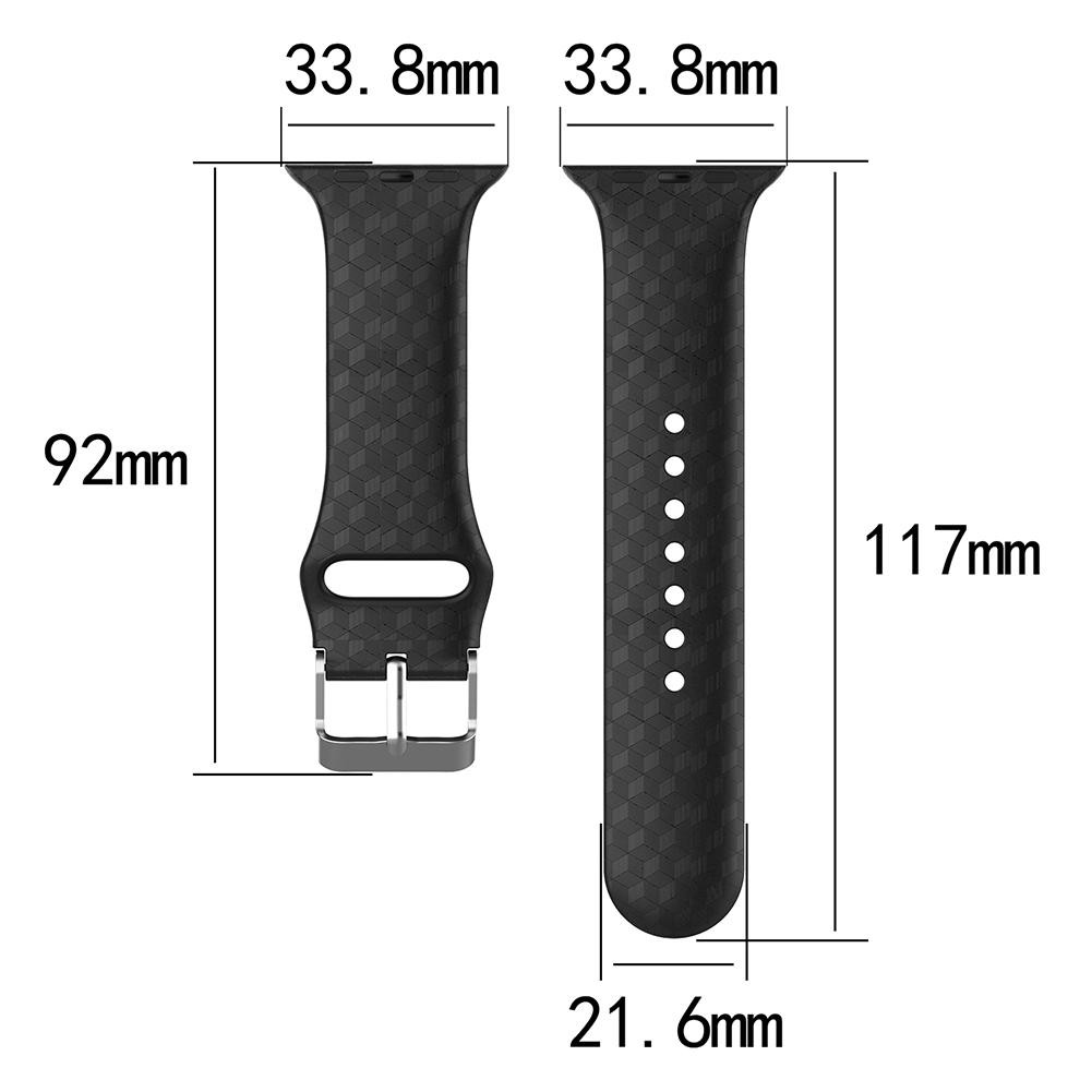 [walkaround] Soft Silicone Sports Strap Band for Apple Watch/iWatch Series 1 2 3 4 42mm