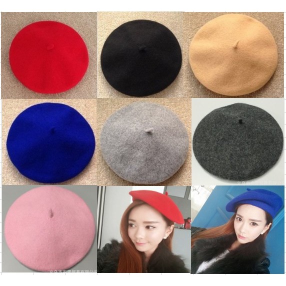 MŨ Nồi Beret Hàn Quốc_nón chụp hình xinh