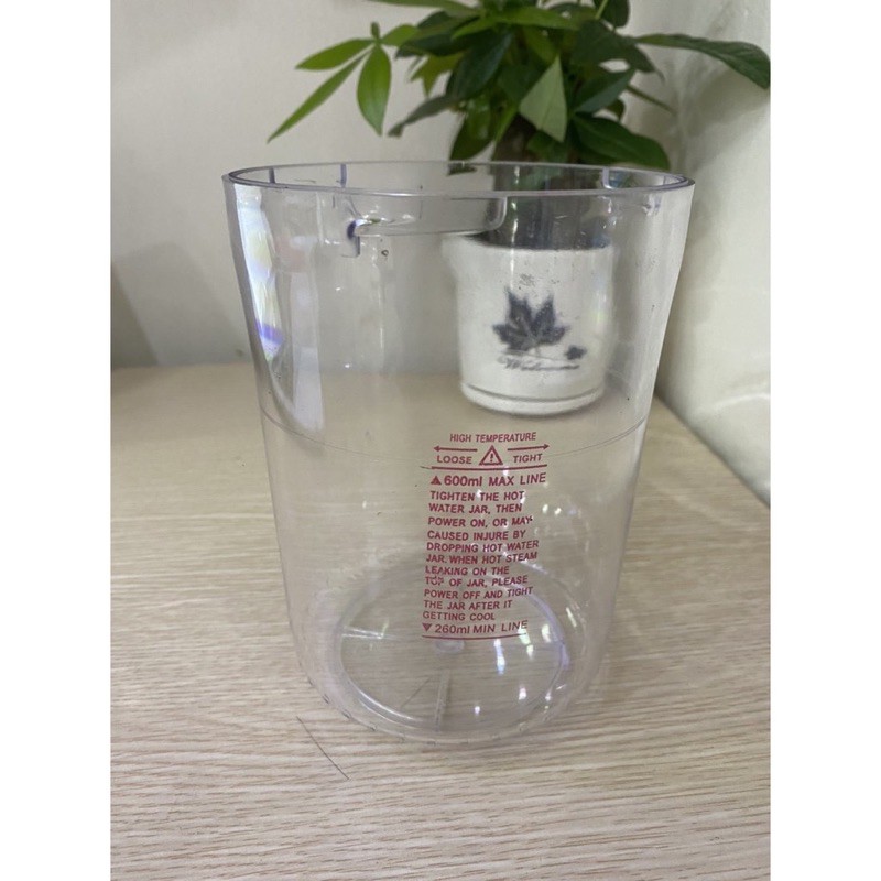 Cốc đựng nước dành cho máy xông 1 cần và 2 cần nóng lạnh