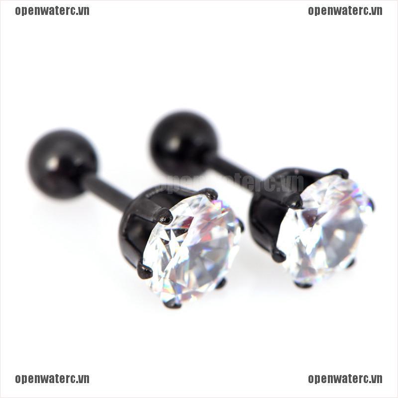 1 Đôi Khuyên Xỏ Tai Bằng Thép Titan Cao Cấp