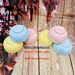 bộ 3 tô sứ 3 màu - bộ 3 tô sứ đẹp