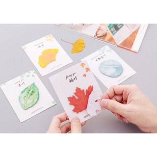 Giấy Note Ghi Chú Hình Lá