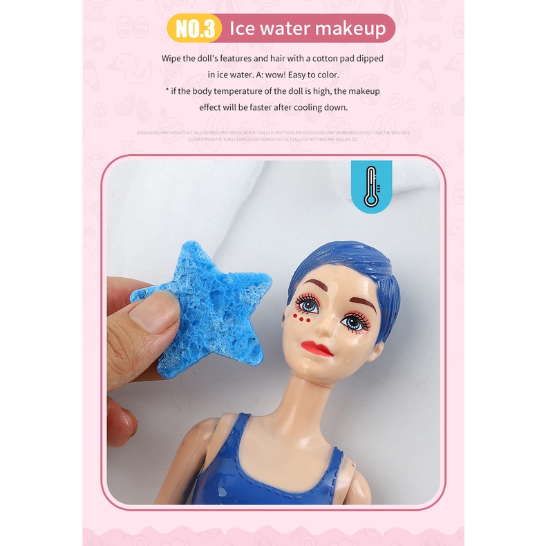 Búp Bê Barbie Thay Đổi Màu Sắc Đáng Yêu Cho Bé