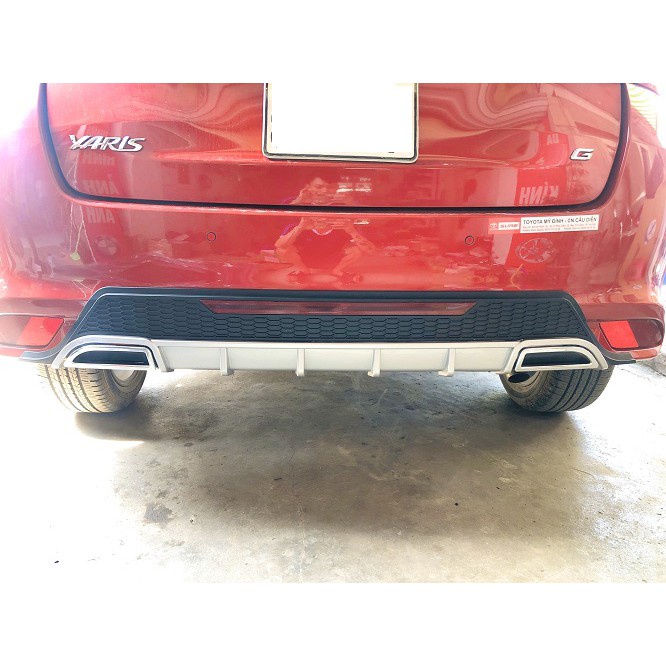 Lippo, líp pô, Lip chia pô xe Toyota Yaris 2018 - 2021 Hàng Cao Cấp