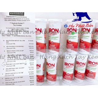 Sắt ngậm iron melts