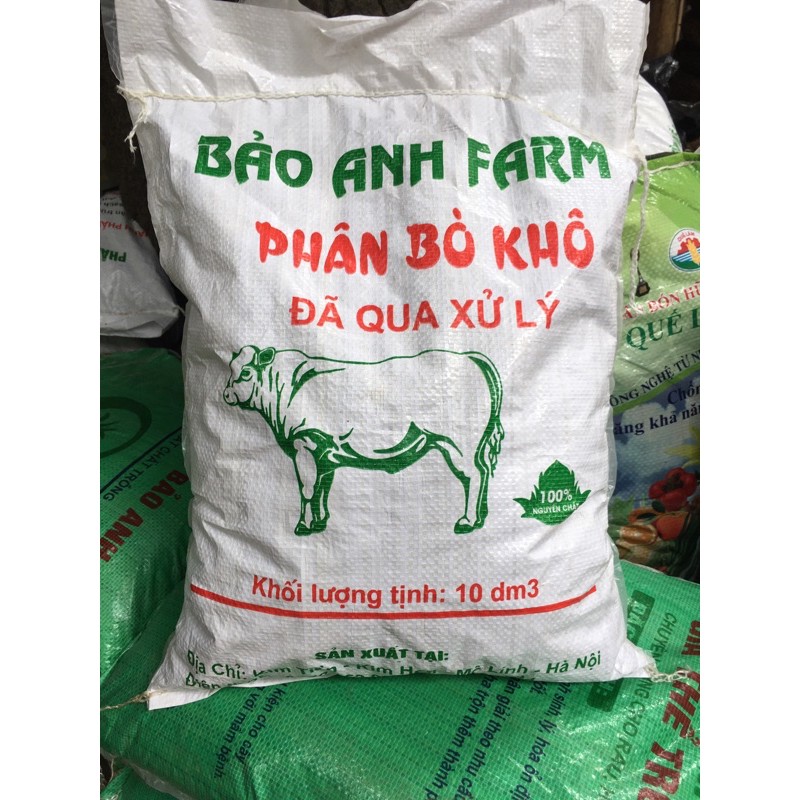 Phân bò đã xử lý Bảo Anh bao 10dm3