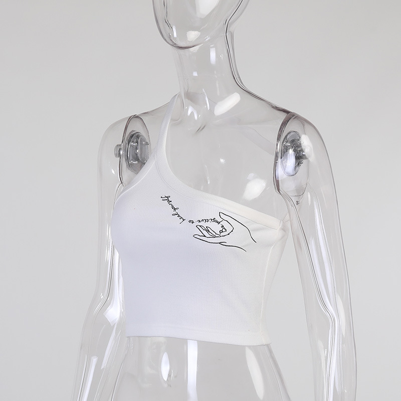 Áo Hai Dây Thêu Chữ Gợi Cảm Cho Nữ 2021 | BigBuy360 - bigbuy360.vn