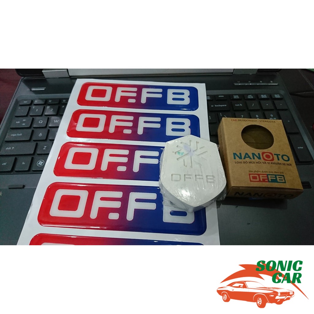Chữ Nổi Dán Xe – Chữ Nổi Dán Ô Tô – Tem OFFB - SONICCAR