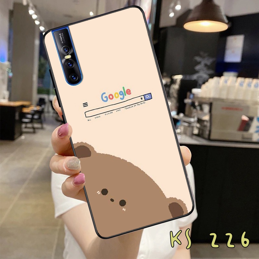 Ốp lưng Vivo V15 - Vivo V15 Pro - Vivo V17 - Vivo V17 Pro - Ốp in hình gấu bear ngộ nghĩnh