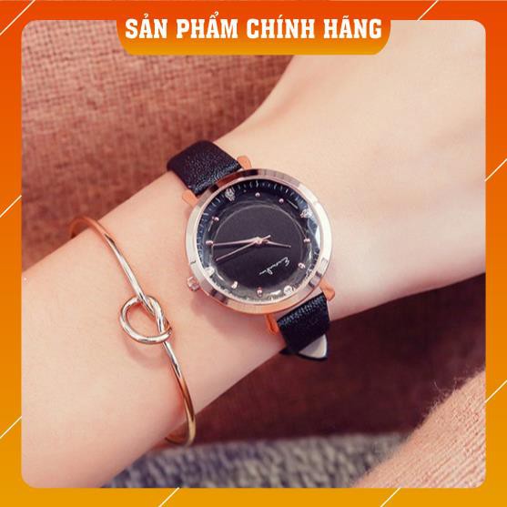 Đồng hồ nữ Eavanlin 0495 hàng chính hãng dây da