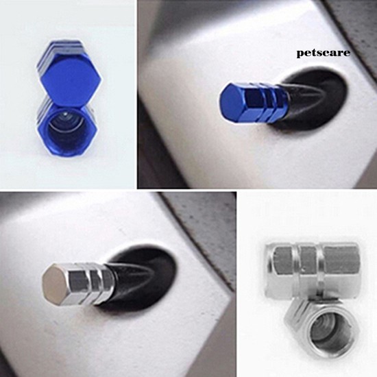 4 Nắp van bánh xe hơi làm từ hợp kim nhôm chất lượng cao