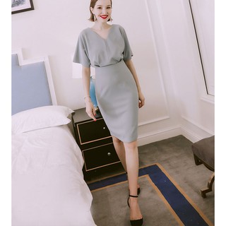 {Thời trang thiết kế} -Đầm thiết kế cao cấp DV1015- váy đầm, áo sơ mi mẫu đẹp 2018-2019