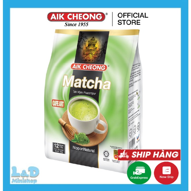 [hàng chính hãng]Trà Sữa Teh Tarik AIK MATCHA Malayisa