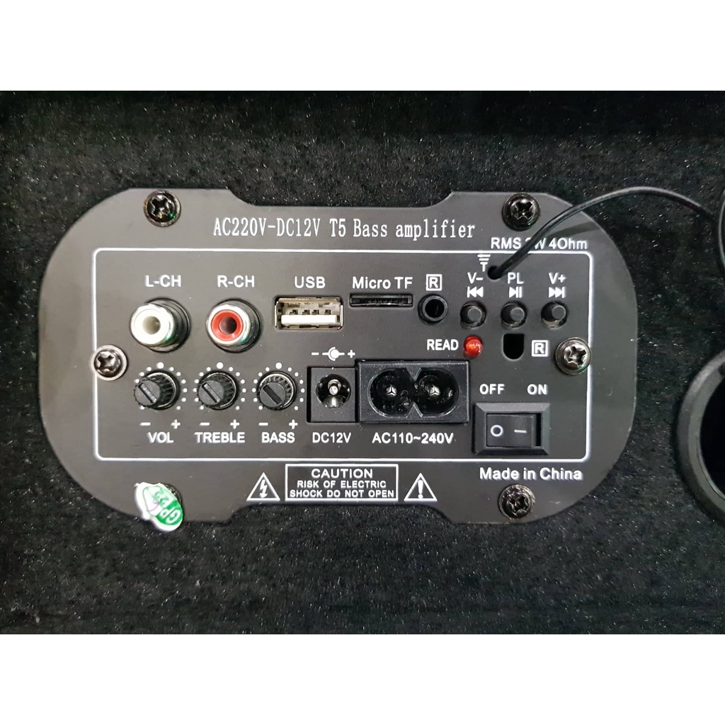 Loa CROWN 5: Dáng vuông, Có Bluetooth, Bass 13, Nguồn điện 220v và 12v