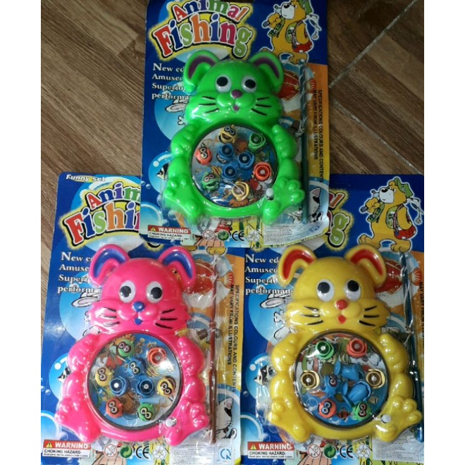 Bộ đồ chơi câu cá mini bằng nhựa lên dây cót