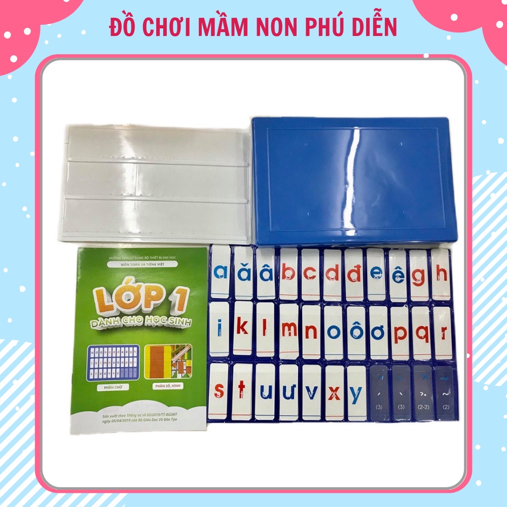 Bộ Thẻ Chữ Dạy Học Ghép Vần Cho Học Sinh Tiểu Học