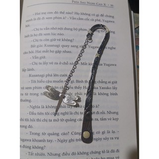 BOOKMARK DẠ QUANG CHẶN SÁCH - Hình trâm cài con chuồn chuồn