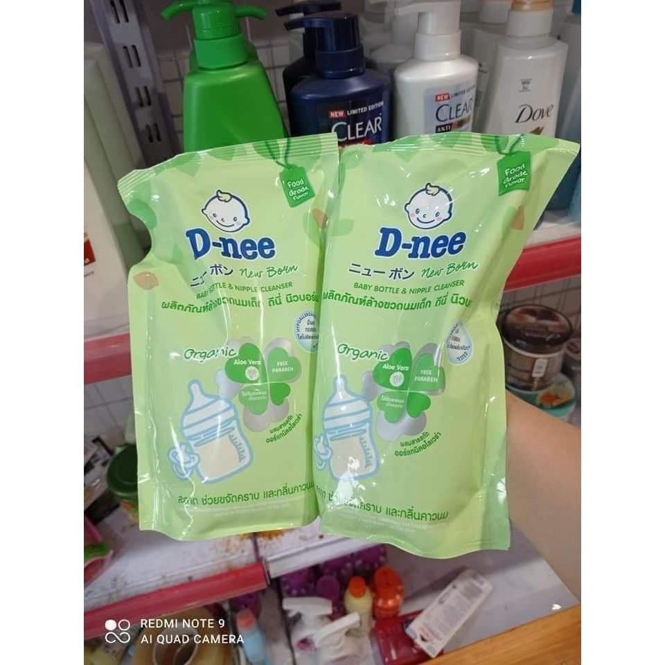 Nước rửa bình sữa Dnee 600ml/620ml-Hàng thái lan nội địa chính hãng