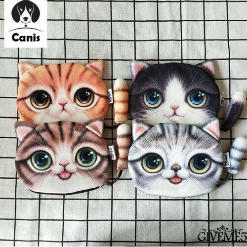 Ví tiền hình mặt mèo 3D