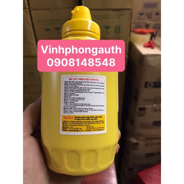 Mù Tạc Vàng Crystal 454gr