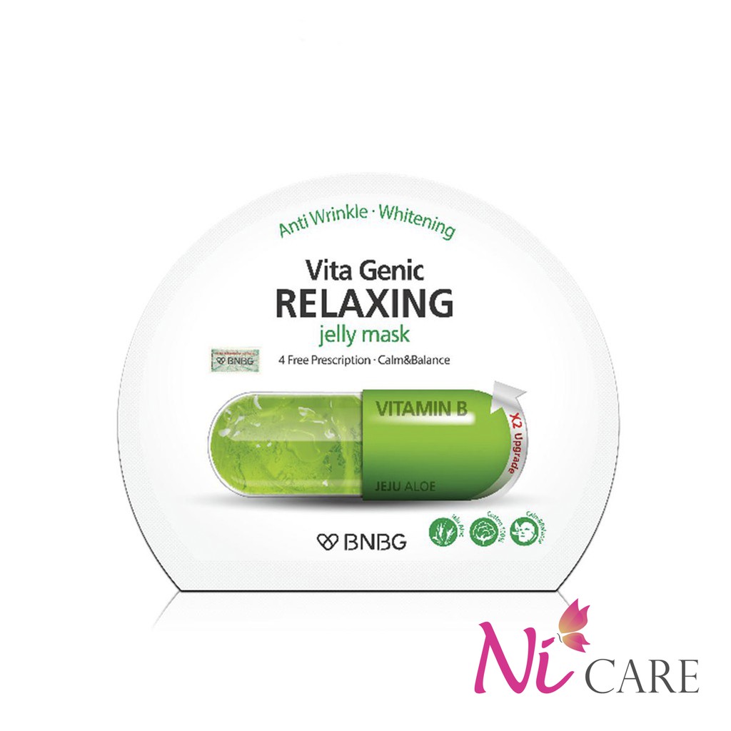 Mặt nạ phục hồi da BNBG Vita Genic Relaxing Jelly Mask 30ml
