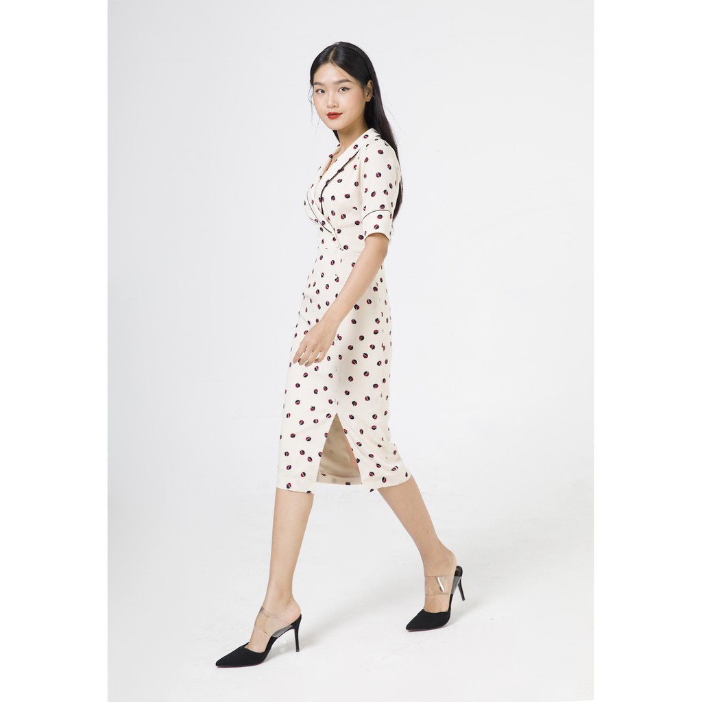 De Leah - Đầm Midi Tay Lỡ - Thời trang thiết kế