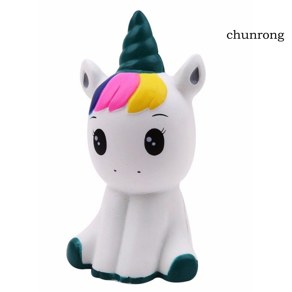 Cr Đồ chơi squishy Giảm Stress Hình Kỳ Lân Nhiều Màu Dễ Thương Cho Bé