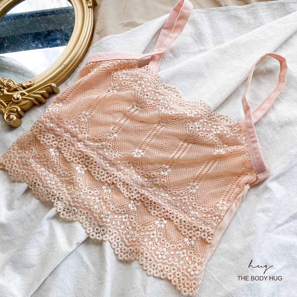 Áo Hai Dây Ren Lót Trong Blazer THE BODY HUG Mềm Mại Ôm Ngực Bra P225