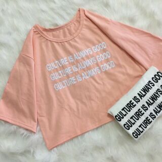 Áo croptop tay lỡ