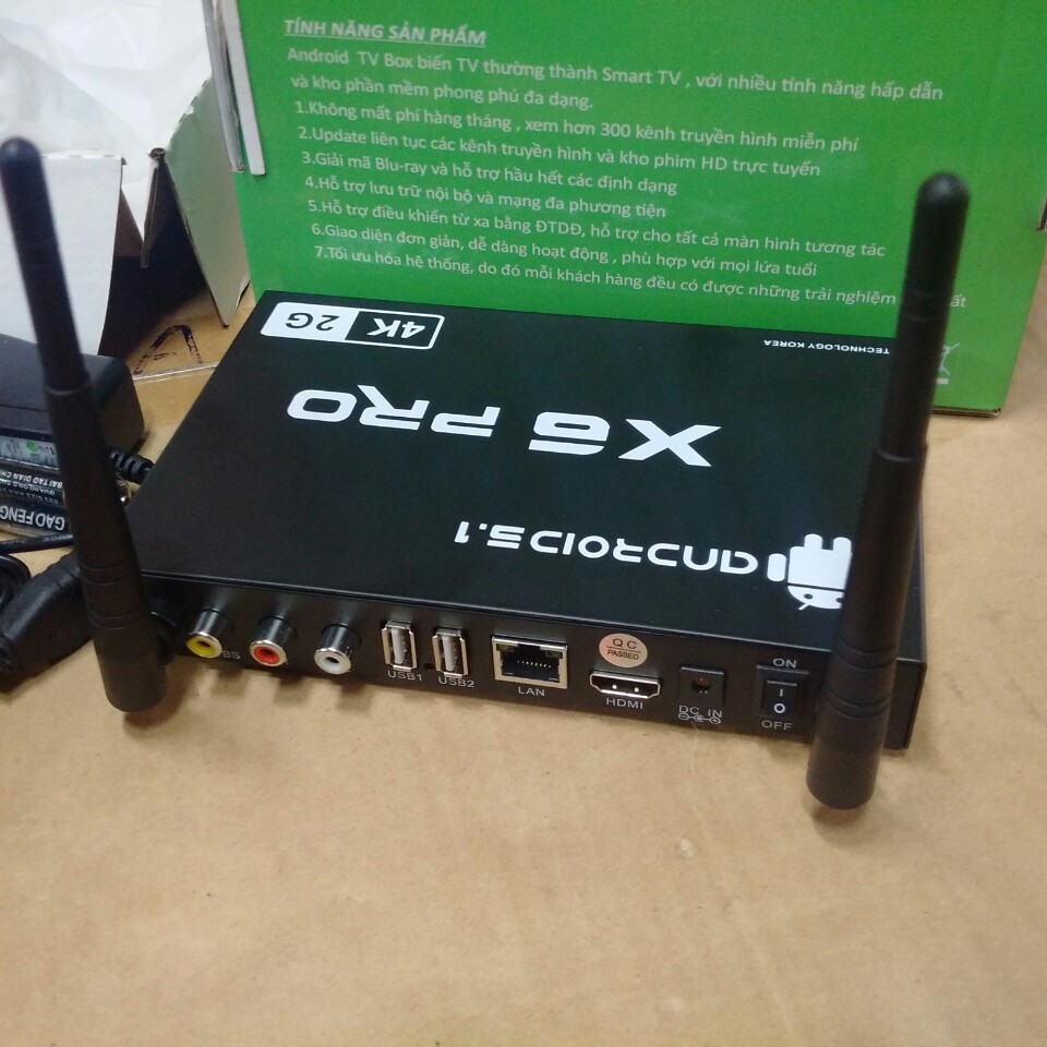 Android TV Box X6 PRO - Bluetooth - 2GB RAM