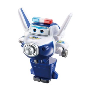 Super wings đồ chơi đội bay siêu đẳng mô hình nhân vật Paul cảnh sát máy bay biến thành rô bốt mini