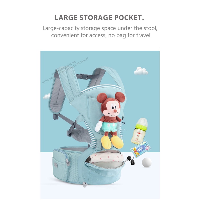 Disney Đai Địu Em Bé Thiết Kế 3 Trong 1 Hoàn Hảo Cho Bé Từ 0-48 Tháng Tuổi