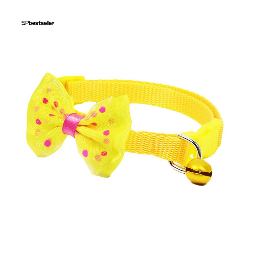 Vòng cổ gắn chuông dễ thương đáng yêu cho thú cưng