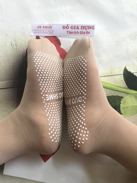 Set 2 đôi tất da chân chống trơn