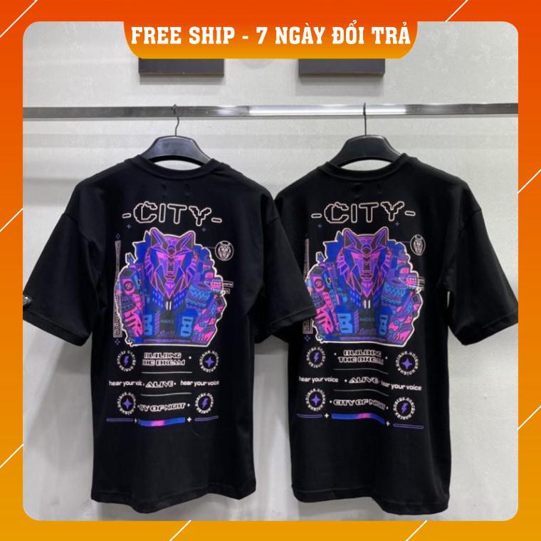 Áo thun tay lỡ form rộng Nam nữ HADES CITY full tag cotton | BigBuy360 - bigbuy360.vn