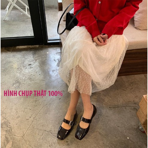 Chân váy ulzzang chấm bi 40-90kg