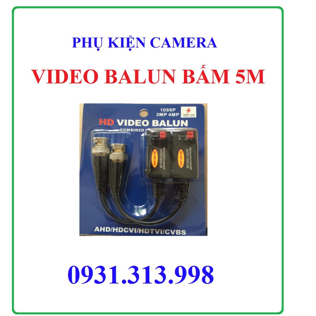 Thiết bị Video Balun bấm 1080P