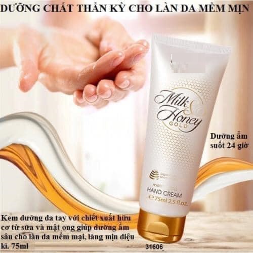 Kem dưỡng da tay Milk Honey chiết xuất mật ong 75ml, Ba Lan