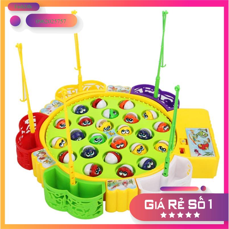 Bộ đồ chơi câu cá 24 con cá cho trẻ em - Trò chơi giáo dục cho bé trai và bé gái - Đồ chơi trẻ em - Đồ chơi