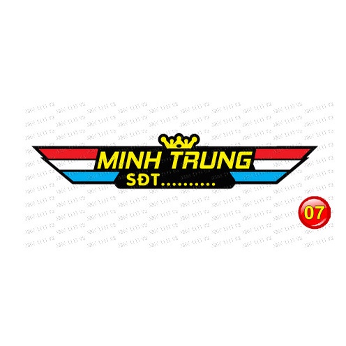 Tem vạn dặm bình an Thái trang trí xe tải