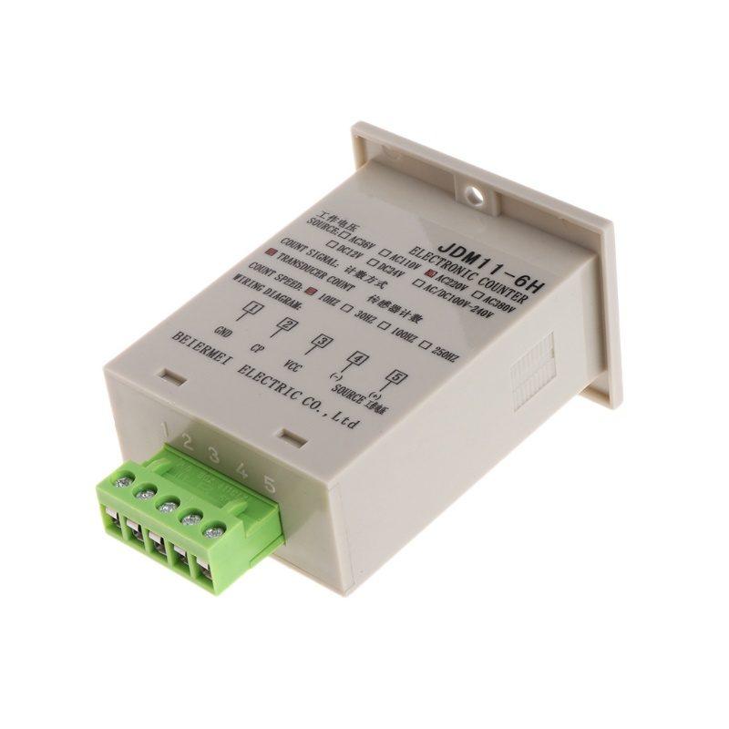 Đếm Điện Tử WER 1-999999 Bộ Cảm Biến Quang Điện 6 Chữ Số Chuyên Dụng