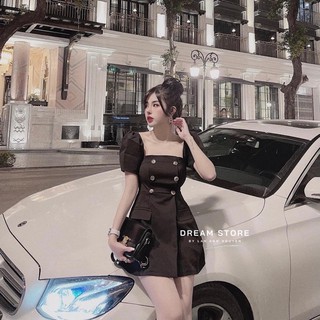 Đầm cổ u 6 nút bigsize 60=>90kg
