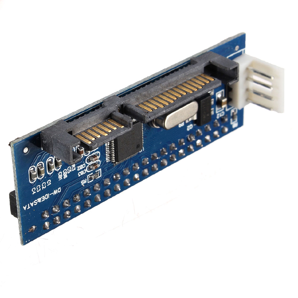 Converter 40-pin Ide Female Sata To 22-pin Male Adapter Sata