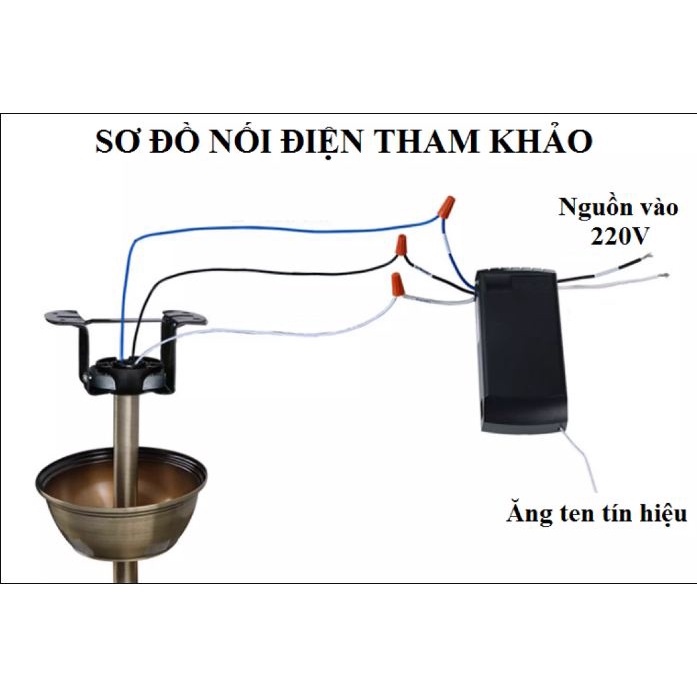 Bộ mạch điều khiển quạt trần từ xa - Remote điều khiển từ xa cho quạt trần, quạt đèn trần