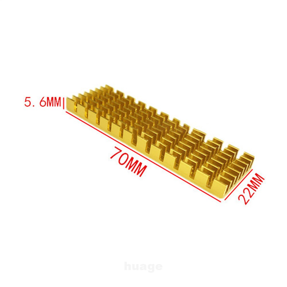 Miếng Nhôm Tản Nhiệt Siêu Mỏng Dễ Lắp Đặt Cho Nvme 2280