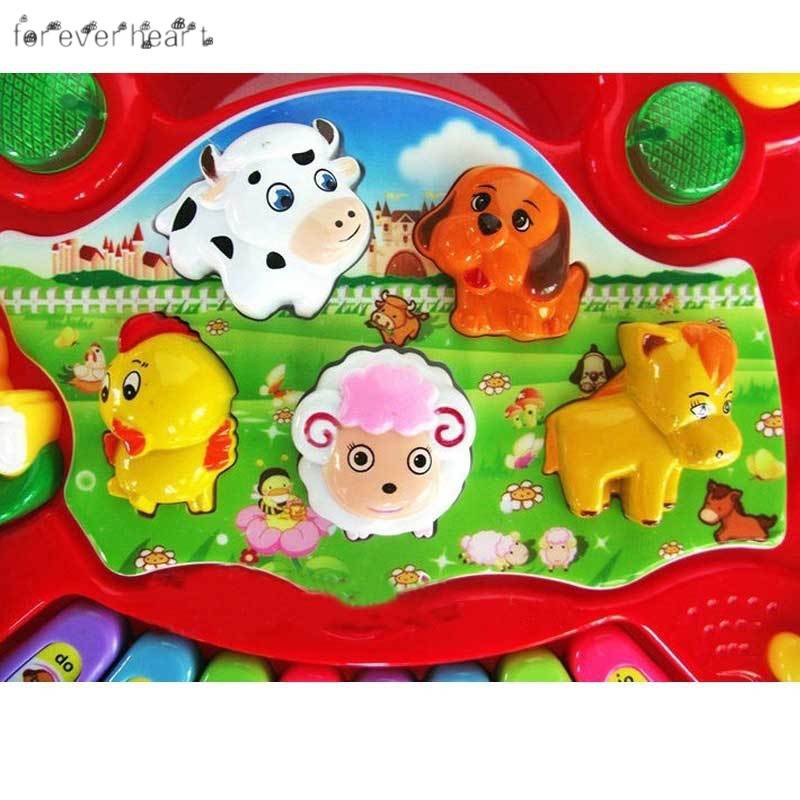 ♬♪♬ Baby Kids Musical Educational Piano Animal Farm Developmental Music Toys for Children Gift